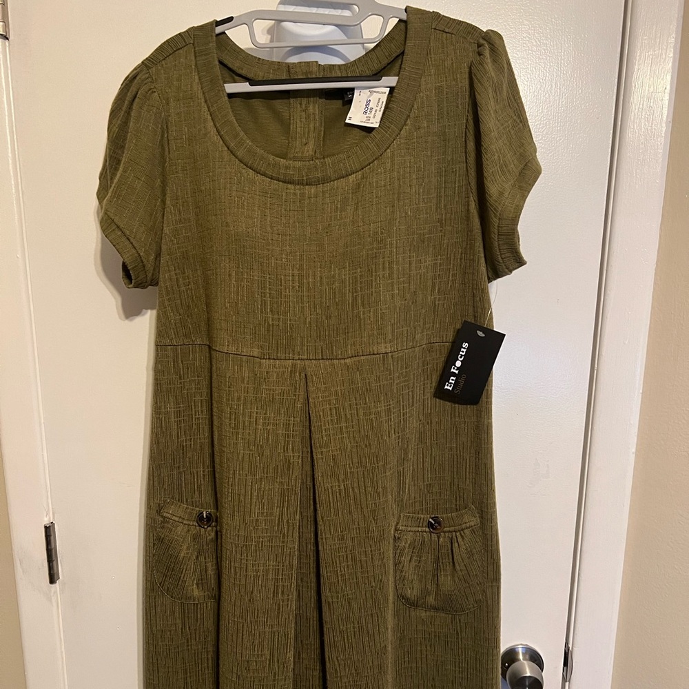 Brand new cozy slip on dress from EnFocus